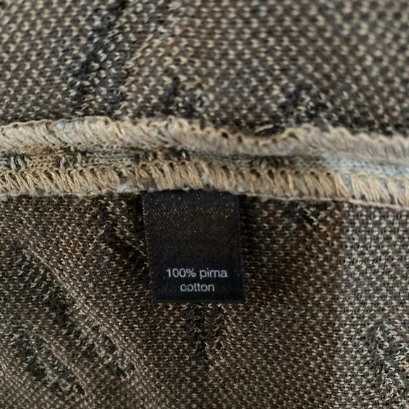 Peruvian Connection Long Line Cardigan Sweater Duster Size Large Pima Cotton - Picture 14 of 14